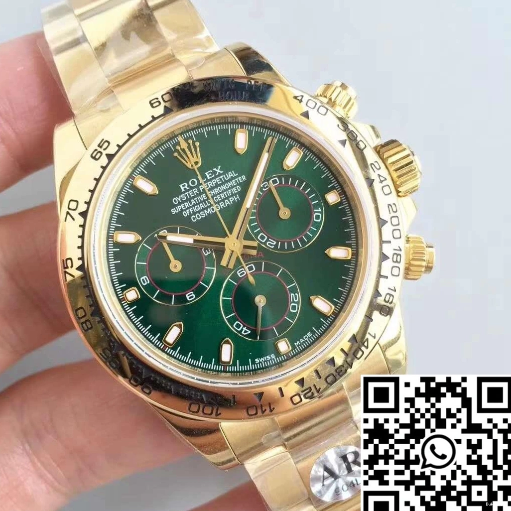 Rolex Cosmograph Dial 116508 Green Factory Daytona AR 0912